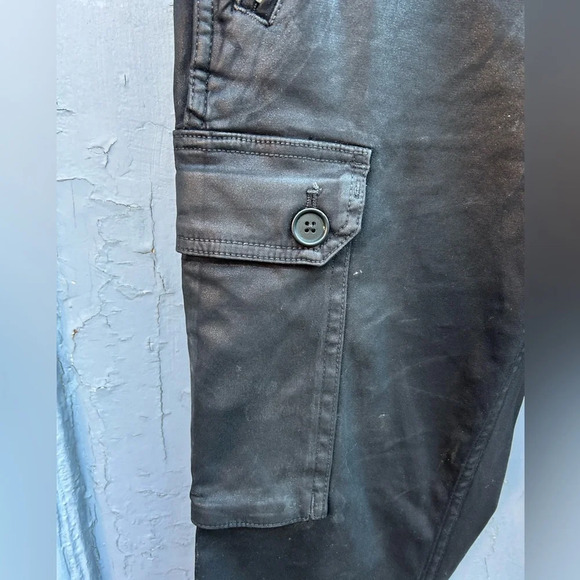 Joe’s Jeans Coated Sateen Cargo Pants, approx size 28 - Picture 8 of 13